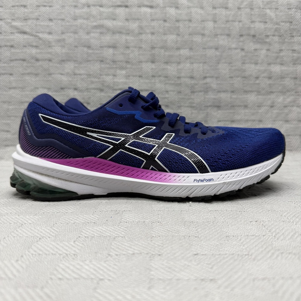 ASICS GT-1000 11 Shoes Womens Size 8.5 Blue Cushioned Running Sneakers 1012B196